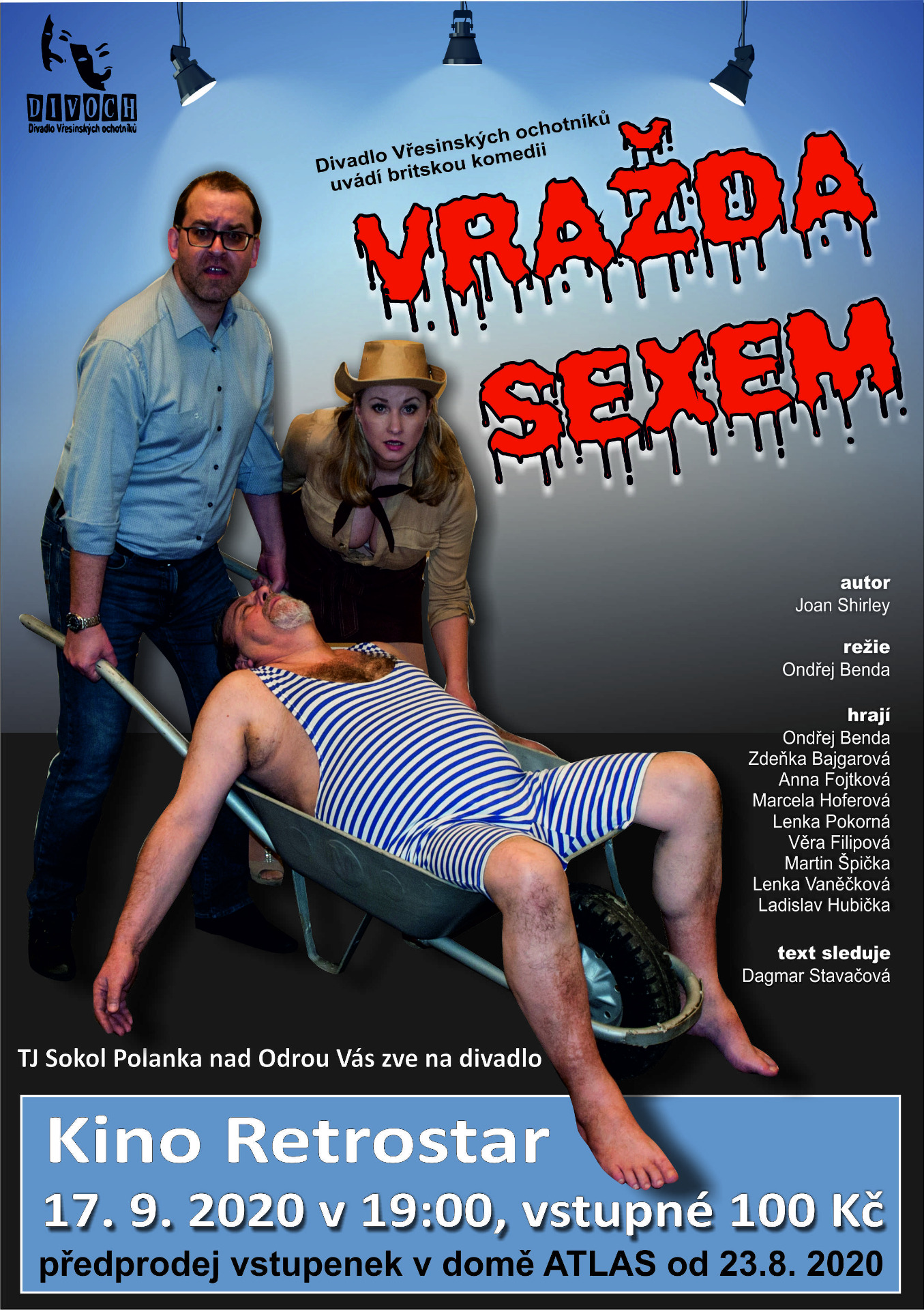 DIVOCH - Vražda sexem - čtvrtek 17. 9. 2020 od 19.00
